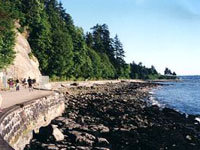 Stanley Park seawall, Vancouver
